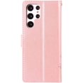 thumbnail image 2 of Compatible with Samsung Galaxy S22 Ultra Case Glitter with Card Holder Flip Wallet Phone Case for Women Crystal Butterfly Shockproof Protective Case for Samsung Galaxy S22 Ultra,Rose Gold GY, 2 of 12