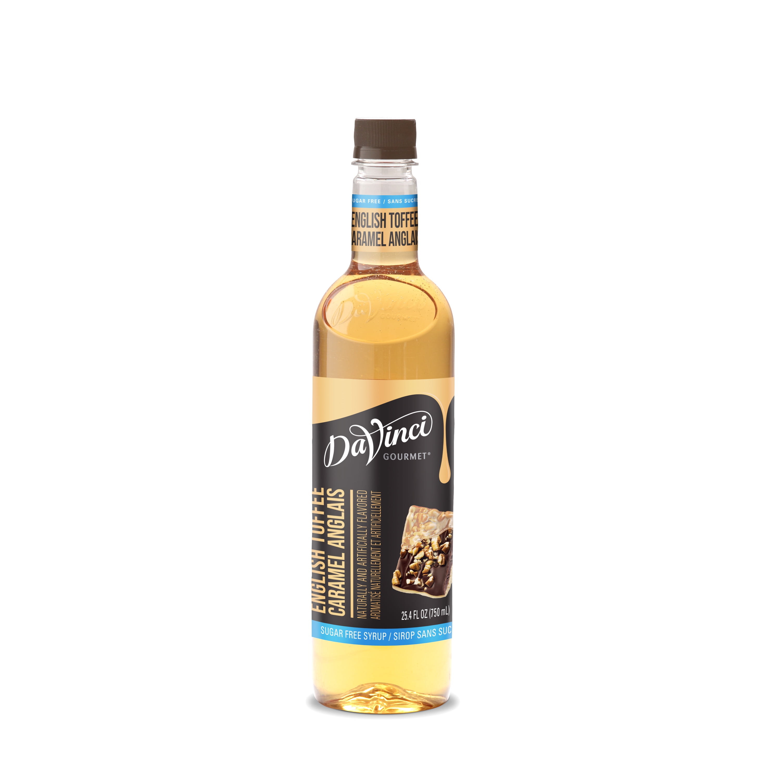 DaVinci Gourmet Sugar-Free English Toffee Syrup, 750 ml