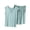 X069-Light Blue, variant on Censtreet Pajama Set for Women Modal 2 Piece Lounge Set Short Sleeve Tops and Shorts Soft Sleepwear