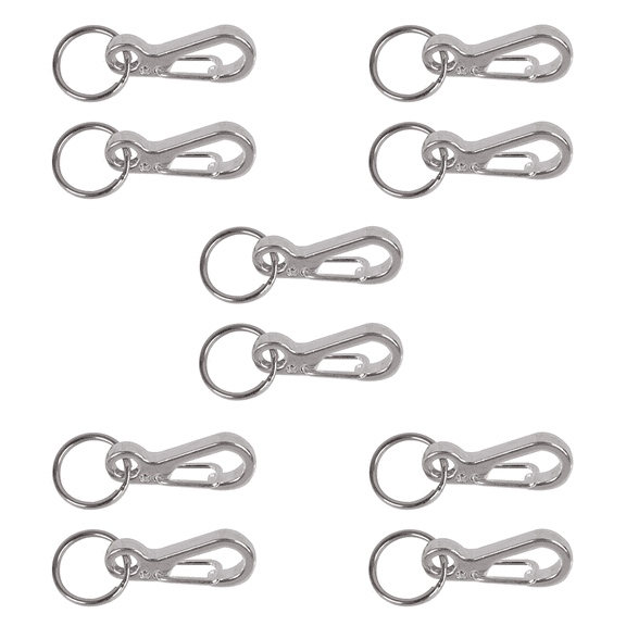 Foto&Tech Small Camera Quick Release Adapter Clip Set for Camera with Round Strap Lugs for Camera Strap Compatible with Canon Nikon Sony Mirrorless Camera, 33lb Breaking Force (5 Set, Silver)