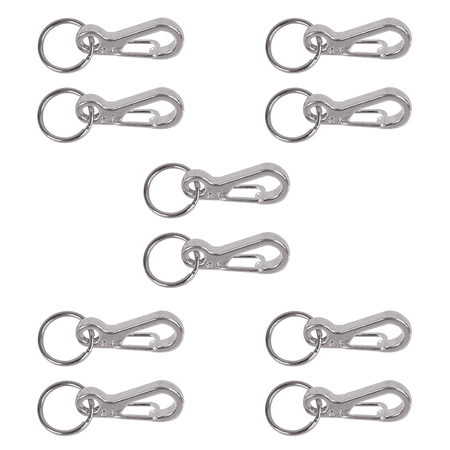 Foto&Tech Small Camera Quick Release Adapter Clip Set for Camera with Round Strap Lugs for Camera Strap Compatible with Canon Nikon Sony Mirrorless Camera 33lb Breaking Force (5 Set Silver)