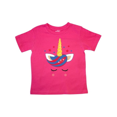 

Inktastic Memorial Day Unicorn Face Gift Toddler Toddler Girl T-Shirt