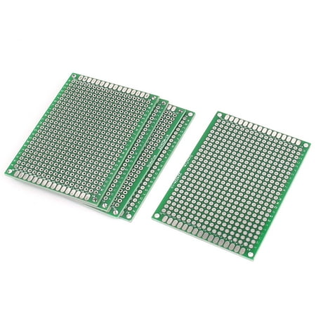 Unique Bargains 5pcs 5cmx7cm Double Sides Prototyping DIY Soldering Universal PCB Circuit (Best Solder For Circuit Boards)