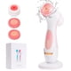thumbnail image 1 of Cepillo de limpieza facial, exfoliante impermeable de doble rotaci&oacute;n con 3 cabezales de cepillo y 2 velocidades ajustables, cepillos faciales exfoliantes recargables para limpieza y cuidado, 1 of 8