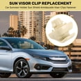 thumbnail image 4 of Soporte De Visera Coche Protector Solar Anti Deslumbramiento Sujetador Clips Visor -V Fit Accord Fd1 Fd2 2006-2011 Beige, 4 of 5
