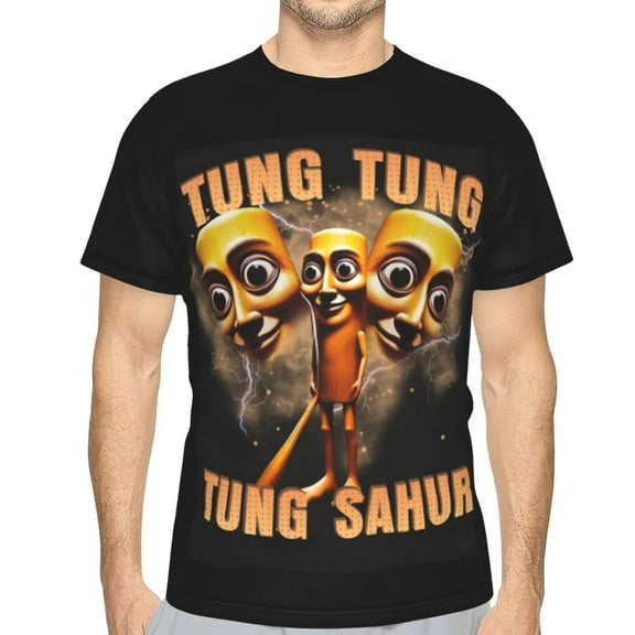 Italian Brainrot Unisex 3d Pattern Printed Short Sleeve T-Shirts Casual Graphics Tees For Men Women Teen Small