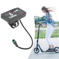 thumbnail image 5 of Electric Bike Led Power Display Panel Electric Bike Modification Display Meter With Waterproof 5p Male Plug For 22.2mm Handlebars 36v, 5 of 5
