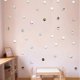 thumbnail image 4 of 100 Uds pegatinas de pared de espejo acrílico redondo decoraciones de fondo para el hogar DIY, 4 of 5