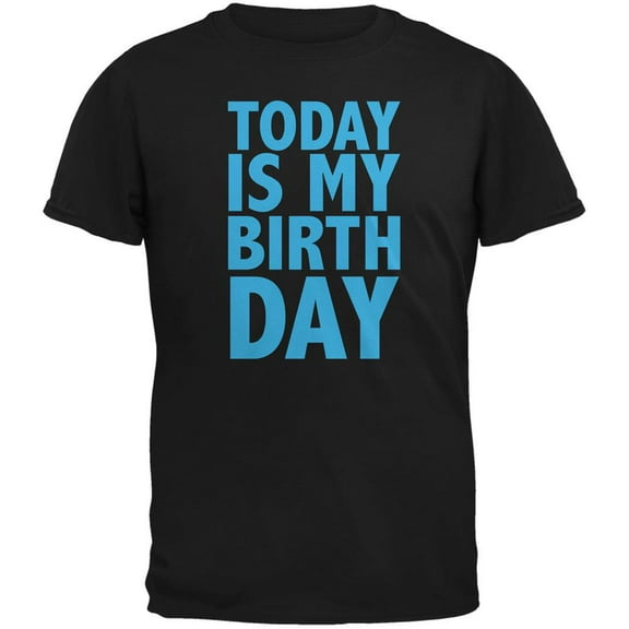 Today Is My 16th Birthday Boy Black Adult T-Shirt - 2X-Large