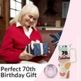 thumbnail image 6 of 70th Birthday Gifts for Men Women 70 Year Old 1954 Birthday Gift Ideas for Dad Mom 40oz Tumbler Cup With Handle, 6 of 6