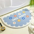 thumbnail image 4 of LSLJS Floor Mat Imitation Sheepskin Carpet Bathroom Toilet Floor Mat Toilet Absorbent Non Slip Mat Dirt Repellent Foot Mat Entry Door Mat, Floor Mats Bathroom Rugs, 4 of 6