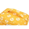 thumbnail image 4 of Bolsa de maquillaje para mujer, bolsa de cosméticos grande para niñas, con mango, organizador de maquillaje de viaje Feliz Sencillez, 4 of 5