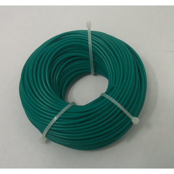 18 AWG tinned copper stranded hook up wire, 100 feet per Green UL1007