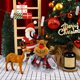thumbnail image 4 of Adornos navideños, Regalos navideños, Colgante de tela navideño, Muñeco navideño pequeño, Colgante pequeño para árbol de Navidad, Adornos para colgar en el árbol de Navidad, Colgante pequeño de regalo, 4 of 6