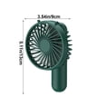 thumbnail image 3 of PALIFEUR Handheld Fan Rotatable Portable Fan Powerful Mini Fan Lightweight Personal Fan Gifts for Women Men, Cute Hand Fan for School Travel Beach, 3 of 10