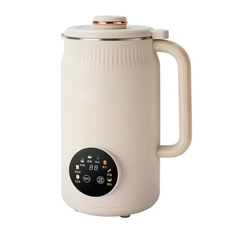 

Intelligent 1.2L Control Soybean Milk Machine with High-Powered Food Blender and Juicer - Water Boiling Kettle Included - Wall Breaking Function for Perfectly Blended Beverages