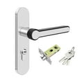 thumbnail image 5 of Stainless Steel Bathroom Keyed Single Tongue Door Lock Home Door Lock, 5 of 5
