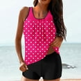 thumbnail image 4 of LSLJS Women Conservative Print Strappy Back Set Two Piece Swimsuits Swimdress, Tankini Swimsuits, 4 of 6