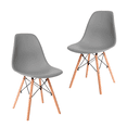thumbnail image 2 of Set De 4 Sillas Estilo Eames Comedor Moderna Komfort Gris, 2 of 6
