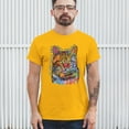 thumbnail image 3 of Tee Hunt If Cats Could Talk They Wouldn't T-Shirt Cute Dean Russo Men's Tee, Yellow, 5X-Large, 3 of 5
