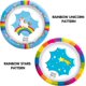 thumbnail image 1 of 119cm Inflatable Swimming Pool for Children Rainbow Unicorn 3 Rings Bottom Swimming Pool for Children Swimming Pool, 1 of 4