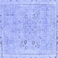 thumbnail image 1 of Ahgly Company Indoor Square Abstract Blue Modern Area Rugs, 6' Square, 1 of 4