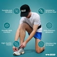 thumbnail image 2 of Bread Locks Elastic No Tie Shoelaces for Kids & Adults | 63" Adjustable Laces for Running, Training, Sneakers & Boots, Cape Gray, 2 of 4