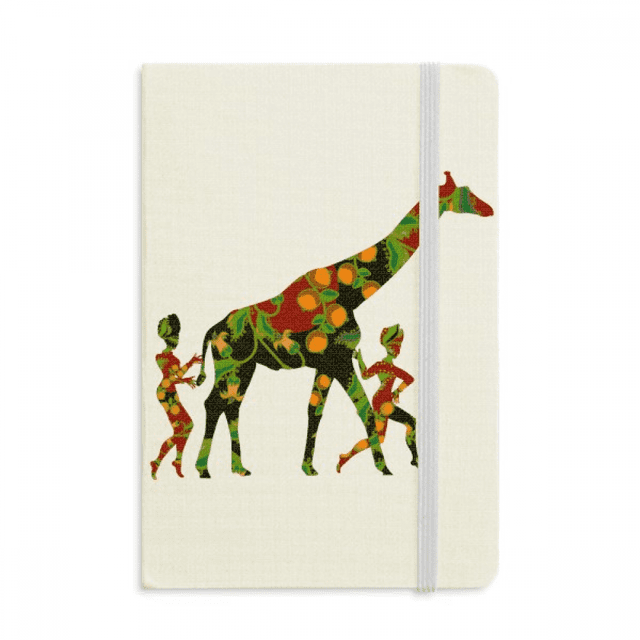 Carnet Officiel en Tissu Couverture Rigide Classique Journal Intime pour Femmes Aborigènes Africaines LadyGiraffe