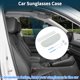 thumbnail image 2 of Estuche para gafas de sol de automóvil Unique Bargains para Peugeot 308 2014-2024, soporte para gafas de sol, caja de almacenamiento, plástico ABS, blanco, 1 juego, 2 of 7