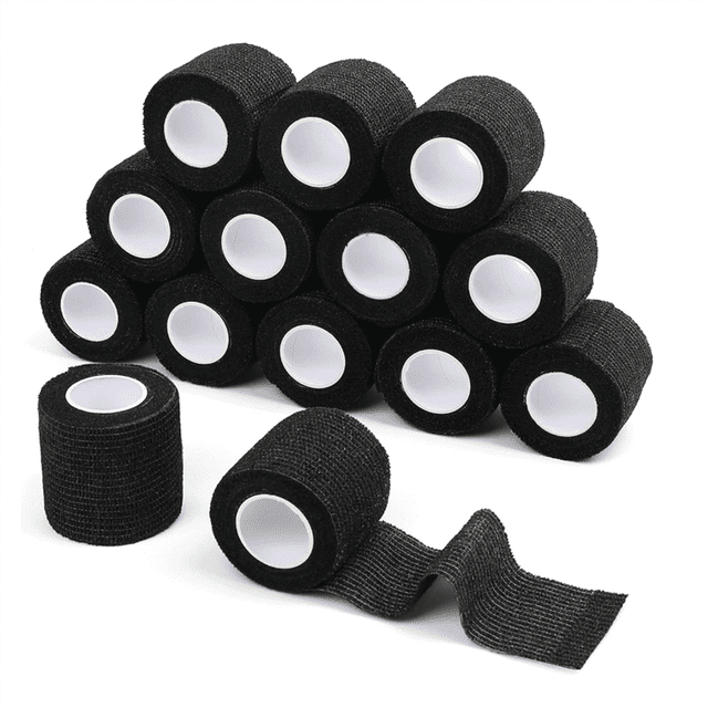 14Pcs Adhesive Bandage Wrap Breathable Cohesive Tape, Non Woven FirstAid Tape for Ankle Sprains & Swelling