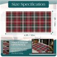 thumbnail image 6 of Christmas 3x5 Entry Rug - Small Washable Indoor Outdoor Mats for Front Door Non-Slip Porch Rug Holiday Tartan Plaid Throw Rugs for Living Room Bedroom Entryway Kitchen Office Porch Decor, 6 of 9
