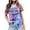 ZAPurple, variant on Womens Tie Dye Shirt Neon Graphic T Shirts Fashion Short Sleeve Tops Summer Crewneck Tee Casual Stylish Retro Daily Streetwear