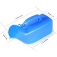 thumbnail image 5 of Male Portable Urine Bottle Urinal for Men Plastic Potty Pee Bottle for Hospital Car Travel Outdoor Camping Traffic Jam 1200 ML, 5 of 6