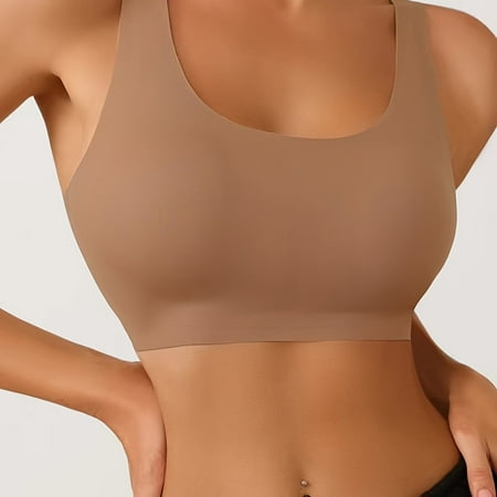 

Women‘s Solid Invisible Hollow Sports Bra Seamless Medium Stretch Fitness Bra Women‘s Lingerie & Underwear