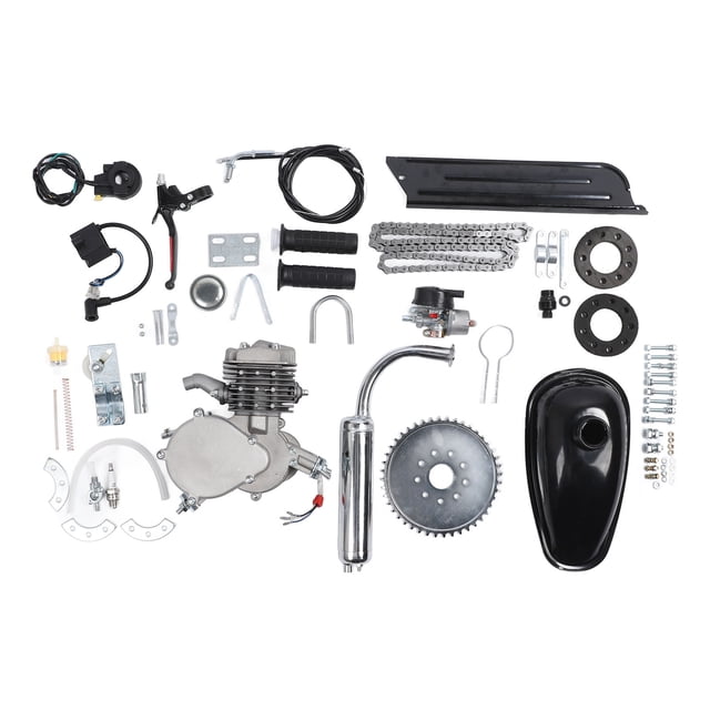 Kit de motor de bicicleta de 80 cc, potente, de rendimiento ligero, a gasolina y gas, para bicicletas de 26 y 28 pulgadas