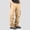 A22 Khaki, variant on Men's Military Cargo Pants Heavy Duty Fabric Multi-Pocket Design Adjustable Waist Outdoor Hiking Adventure Pants