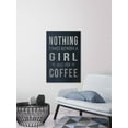 thumbnail image 4 of Girl and Her Coffee II Painting Print on Wrapped Canvas, 4 of 7