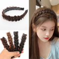 thumbnail image 3 of Women's Natural Wig Hairband Anti Slip Twist Braid Hair Bands for Hair Decoration, 3 of 5