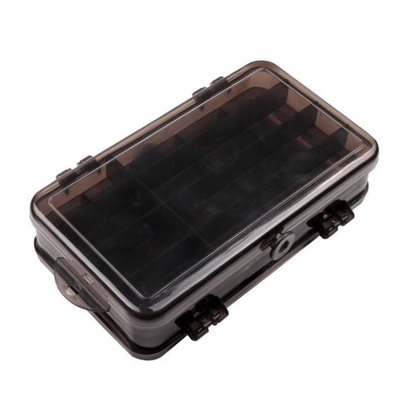 Double Sided Multi Compartments Fishing Tackle Box Bait Lure Hook Storage Case