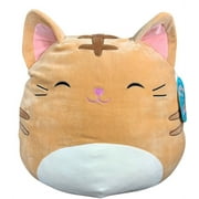Squishmallow 16 inch Nathan the Tabby Cat Plush Toy, Stuffed Animal, Super Pillow Soft, Orange