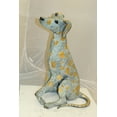 thumbnail image 5 of Nifao Pair of Golden Pleated Dalmatians Sitting Bronze Statue - – Home Decor Sculpture, 21"L x 16"W x 35"H, 5 of 18