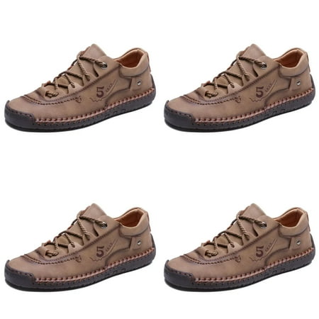 

CHANGSHABR Men‘s Vintage Lace-Up Casual Shoes