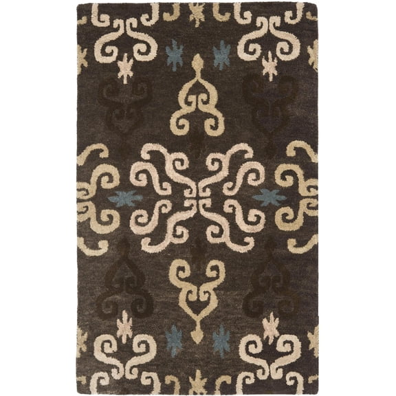 SAFAVIEH Wyndham Tatyanna Floral Area Rug, Brown/Multi, 2'6" x 4'