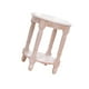 thumbnail image 4 of Soporte para plantas, taburete de madera, soporte para plantas, mesa redonda, soporte para plantas, soporte para pecera para Blanco, 4 of 9