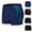 Blue, variant on Men's Swim Trunks Printed Shorts Breathable Quick-Drying Swim Trunks Lightweight Elastic Swimming Shorts
