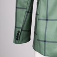 thumbnail image 3 of Vedolay Men's Tops Mens Cropped Blazer Casual Open Front Crop Blazer Jackets,Green M, 3 of 5