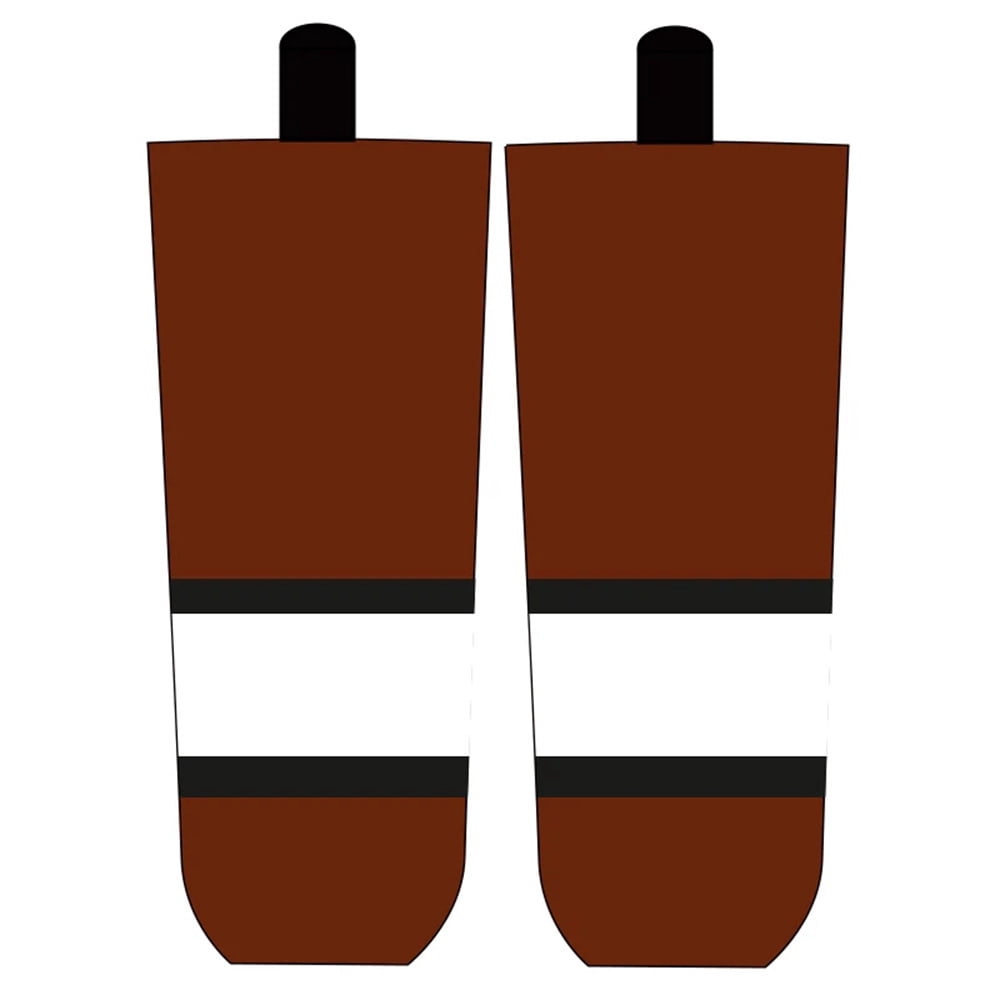 Reroon Chaussettes Hockey Épaisses Respirantes - Chaussettes Patinage Sur Glace Junior Et Jeune Pour Entraînement Et Match, Anti-Humidité Et Durables (Noir, Bleu, Rouge…)