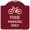 Burgundy, variant on SignMission A-DES-BG-1818-23965 18 x 18 in. Designer Series Sign - Fixie Parking Only Sign, Black & Gold