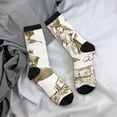 thumbnail image 5 of KLL Olive Picking Print Cool Socks Men's Women's Crew Socks Funny Crazy Novelty Stockings, 5 of 6
