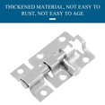 thumbnail image 3 of HSHDLDF 10PCS 1.5" Barrel Bolt Latch Door Security Slide Latch Lock Stainless Steel Barrel Bolt Slide Lock Latch Hardware for Door Brushed Finish Sliding Lock with 60 Screws, 3 of 6